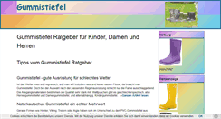 Desktop Screenshot of gummi-stiefel.info