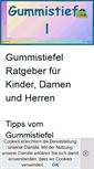 Mobile Screenshot of gummi-stiefel.info